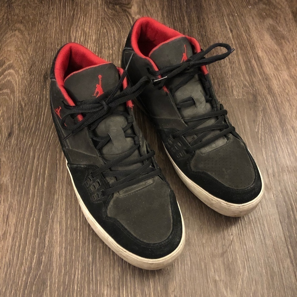 Jordan Flight 23 Classic Black & Red Sneakers